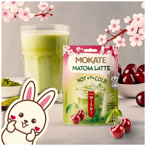 mokate matcha latte cherry 40 g na Arena.pl