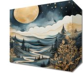 Obraz 20x20cm Szepty Nocnego Lasu