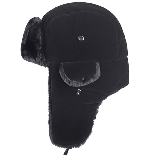 CZAPKA ZIMOWA MĘSKA CIEPŁA Z FUTERKIEM NA ZIMĘ NAUSZNIKI USZATKA na Arena.pl