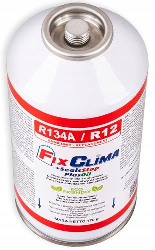 GAZ DO NABIJANIA KLIMATYZACJI AUT R134A CZYNNIK CHŁODNICZY USZCZELNIACZ 3W1 na Arena.pl