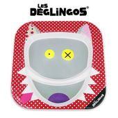Les Deglingos : Talerz z melaminy Wilk Bigbos