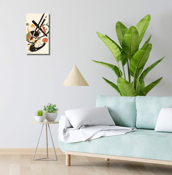 Obraz 20x40cm Abstrakcyjny Rapsod zdjęcie 2