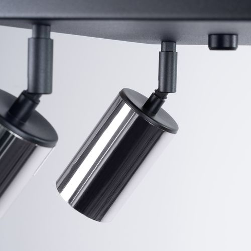 Plafon WINX 4 czarny/chrom na Arena.pl