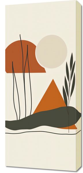 Obraz 40x90cm Beżowe Spojrzenie zdjęcie 1