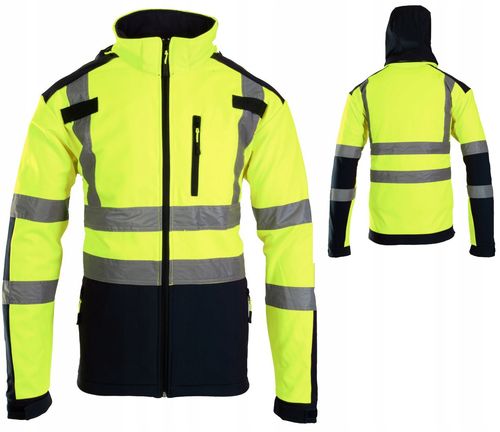 Kurtka Softshell odblaskowa żółta BF005 Brixton Flash r.L na Arena.pl
