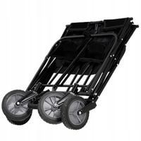 WÓZEK TRANSPORTOWY OGRODOWY TACZKA PRZYCZEPKA TURYSTYCZNY SKŁADANY PLAŻOWY