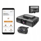 Rejestrator FineVu wideorejestrator samochodowy QHD Wi-Fi FOTORADARY