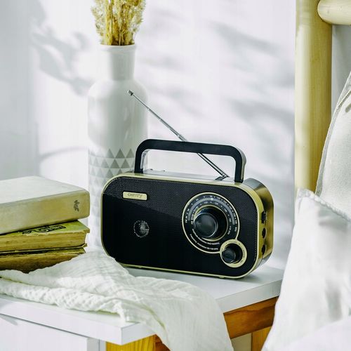 Radio Kuchenne Przenośne Zasilanie Sieciowe Bateryjne FM/AM Camry CR na Arena.pl