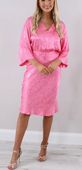 Sukienka InWear Duleaniw Snake Print Pink EU38