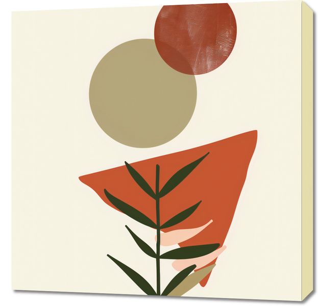 Obraz 70x70cm Organiczne Włókna zdjęcie 1