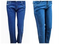 SPODNIE JEANSY plus size TRANG COLLECTION r 4XL(48) blue denim