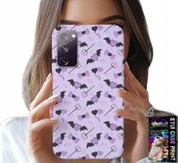 ETUI DO SAMSUNG GALAXY S20 FE - MODNE WZORY WIDŁY SERCA KOKARDKI KOKARDA