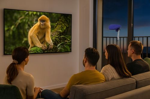 ANTENA ZEWNĘTRZNA AKTYWNA DVB-T2 FULL HD TV 4K 8K FILTR GSM UHF ZASILACZ 1M na Arena.pl