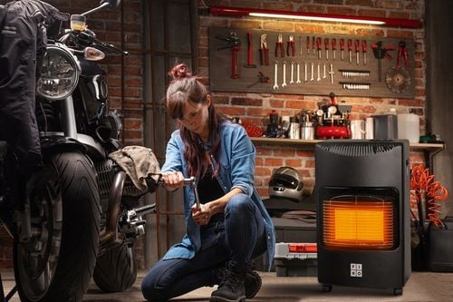 Piecyk gazowy na butle gaz grzejnik FIXO ZESTAW 4,2kW piec reduktor wąż LPG na Arena.pl