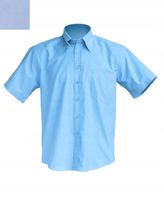 Elegancka KOSZULA MĘSKA z krótkim rękawem świąteczna SHRA SSOX LB rozm. S