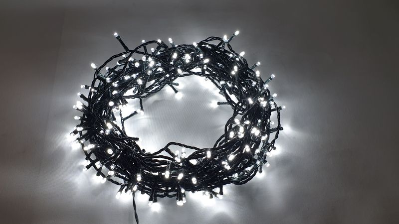 Lampki 300 Led wew/zew + Timer Zimny biały zdjęcie 2