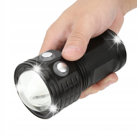 400LM LATARKA LED DO NURKOWANIA REGULOWANY WIELOKOLOROWY IPX8 300-500M