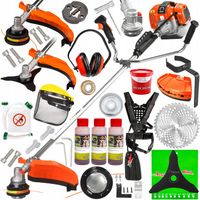 KOSA SPALINOWA WYKASZARKA KOSIARKA PODKASZARKA DEMON RQ580 TURBO ZESTAW XXL