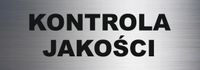 Tabliczka Grawerowana INFORMACYJNA 20x7 cm KONTROLA JAKOŚCI