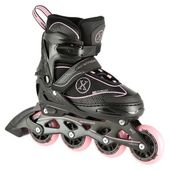 Łyżworolki NA11008 Nils Extreme czarno-fioletowe 35-38