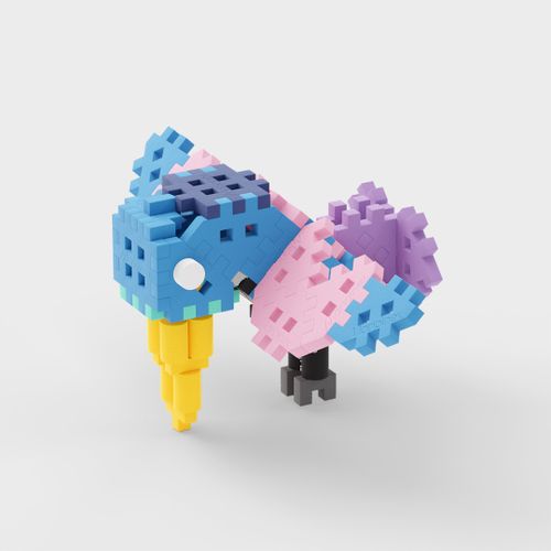 Klocki Mini Waffle Nature - Koliber 50 Elementów na Arena.pl