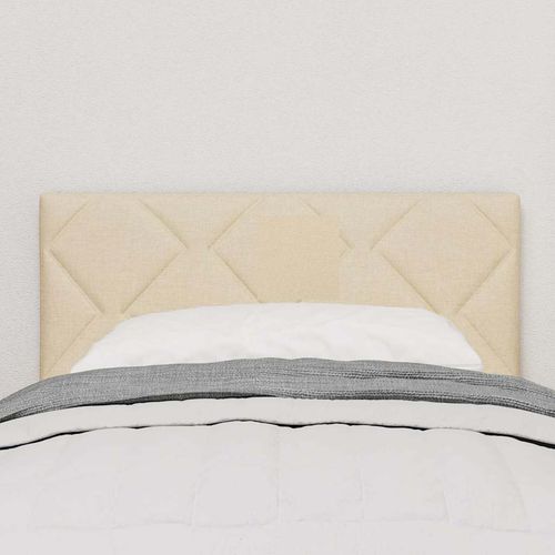 Tapicerowane wezgłowie Geometryczny Kremowy 80 cm tkanina na Arena.pl