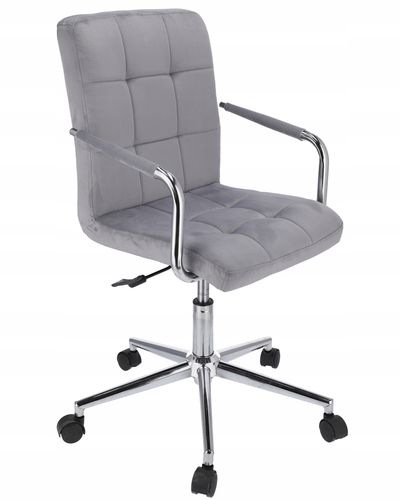 krzesło quatro welur szare na Arena.pl