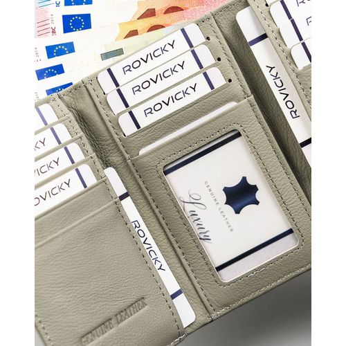 pojemny portfel damski w kwiaty zamykany na zatrzask - 4u cavaldi na Arena.pl