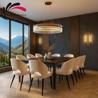 Krzesło Tapicerowane Premium KL-8 Jasny Beż Piano 02