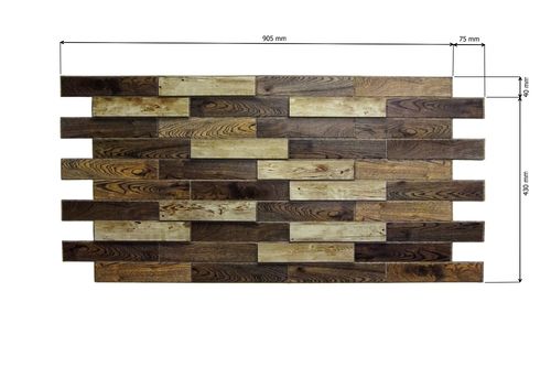 Panele Ścienne 3D PCV Drewno Ciemne OLD TREE na Arena.pl