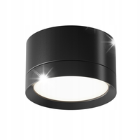 LAMPA SUFITOWA NATYNKOWA OKRĄGŁA TUBA 8203 AZZARDO MARTON AZ6443 CZARNA