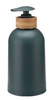 Dozownik na mydło ESPINO zielony butelkowa zieleń bambus tworzywo