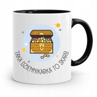 Kubek Czarny Prezent Dla Dziennikarza Reportera Z Nadrukiem Ze Zdjęciem