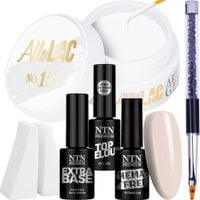 Zestaw Babyboomer Nails 6w1 Żel Lakier Pędzelek Gąbki +top mat + baza Nr304