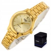 ZEGAREK DAMSKI CASIO STACY złoty stalowy + BOX + GRAWER