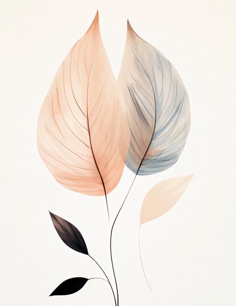 Plakat 50x65cm Liściasty Taniec zdjęcie 1