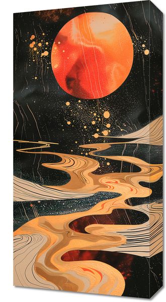 Obraz 30x60cm Planetarny Taniec zdjęcie 1