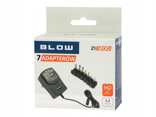 ZASILACZ UNIWERSALNY REGULOWANY 15W 7 KOŃCÓWEK WIELOZAKRESOWY 3-12V na Arena.pl