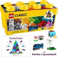 LEGO Classic Kreatywne Klocki 10696 484 elementy KARTKA Z ŻYCZENIAMI choinka