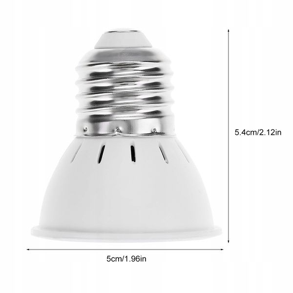 Lampa Panel do Wzrostu Uprawy Roślin 72 LED E27 zdjęcie 4