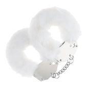 Heavy-Duty Fluffy Handcuffs - White
