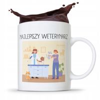 Kubek Dla Weterynarza Najlepszy Weterynarz Prezent Z Nadrukiem Ze Zdjęciem