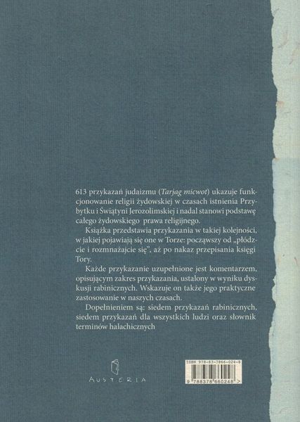 613 Przykazań Judaizmu - oprawa miękka zdjęcie 2