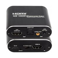Ekstraktor HDMI do HDMI audio ARC Adapter Konwerter TOSLINK CINCH AUX HDCP