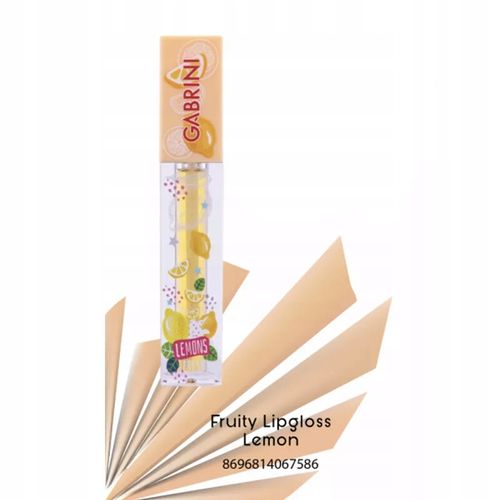 Gabrini - nawilżający owocowy błyszczyk do ust Lemons Cytryna 4ml na Arena.pl