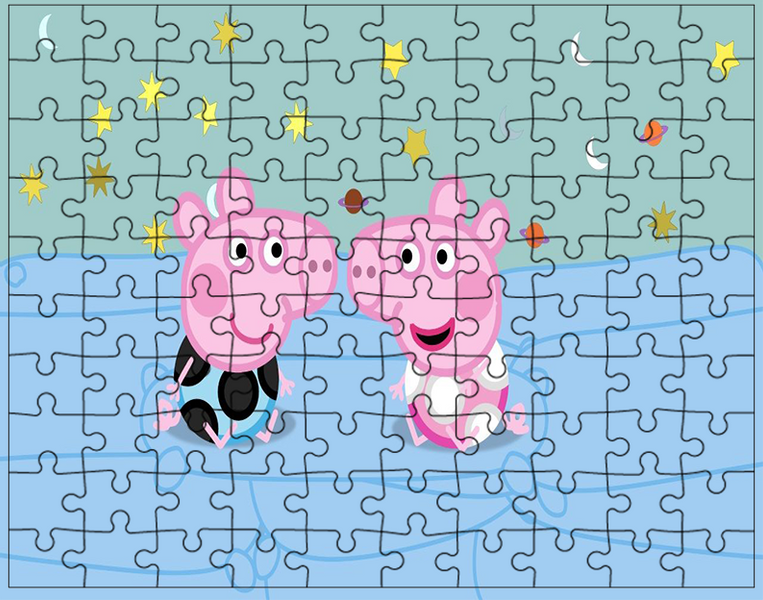 Puzzle Świnka Peppa zdjęcie 1