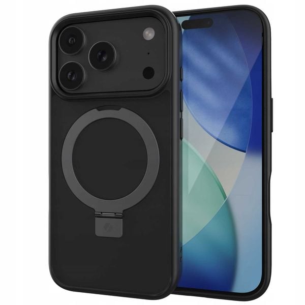 Spacecase Ring Pro Iphone 17 Pro Black zdjęcie 3