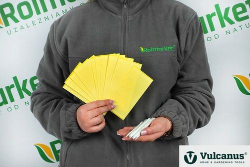40x Lep Do Doniczek Żółty Na Mszyce Ziemiórki Owady Szkodniki Lepy na Arena.pl