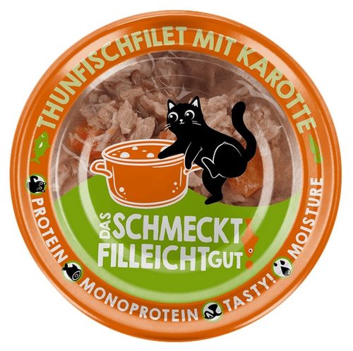 Karma dla kota bez cukru/zbóż Lucky Lou Tuńczyk i marchewka w bulionie 70g na Arena.pl