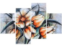 OBRAZ NIESAMOWITE PASTELOWE KWIATY